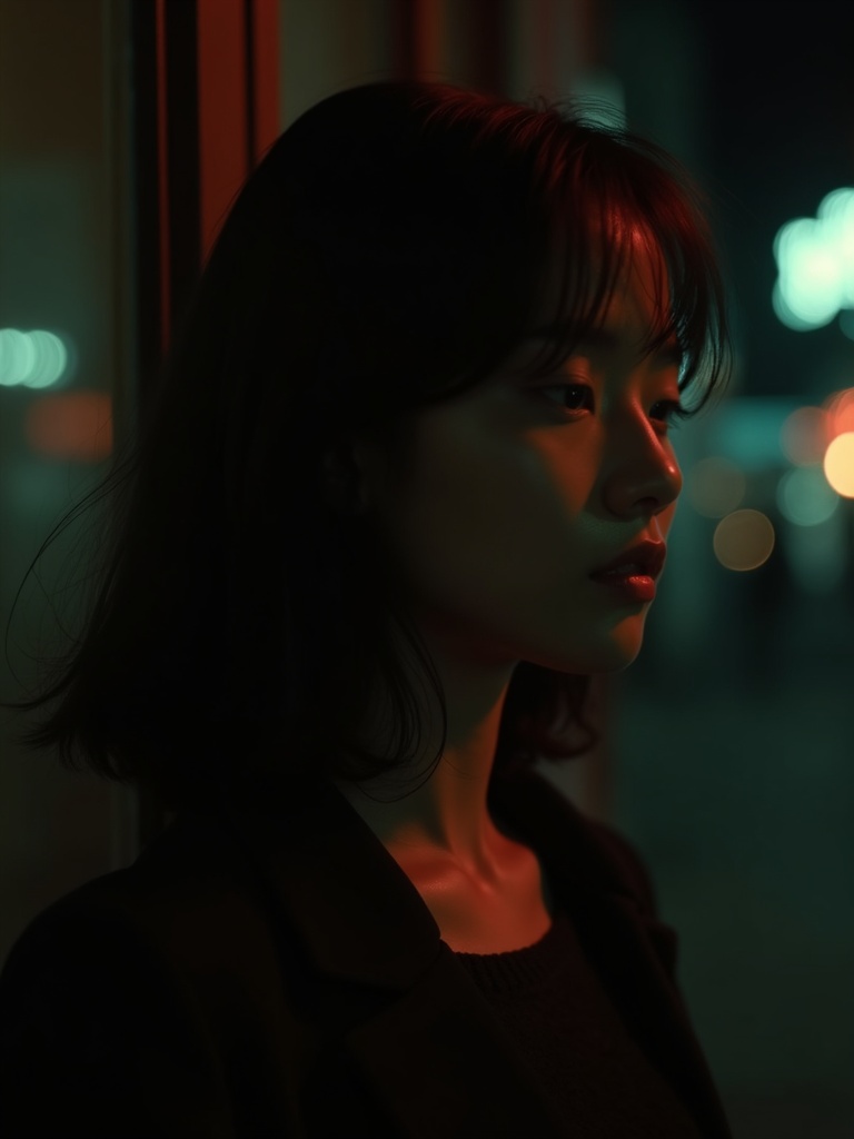 Cinematic portrait